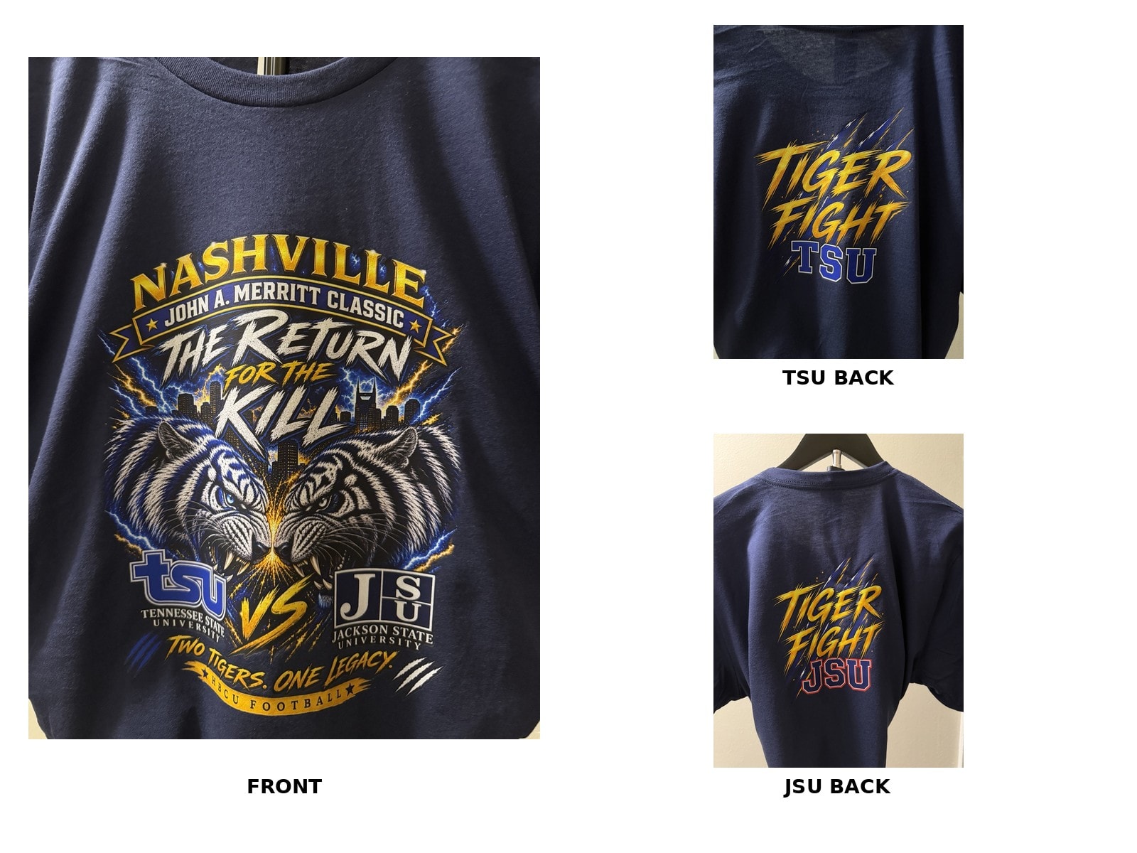 Tiger Fight Classic Tee — TSU vs JSU